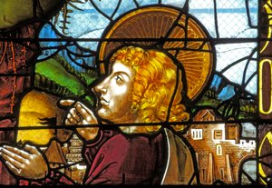 Ablak Szent János színeváltozáskor alkotó: French School